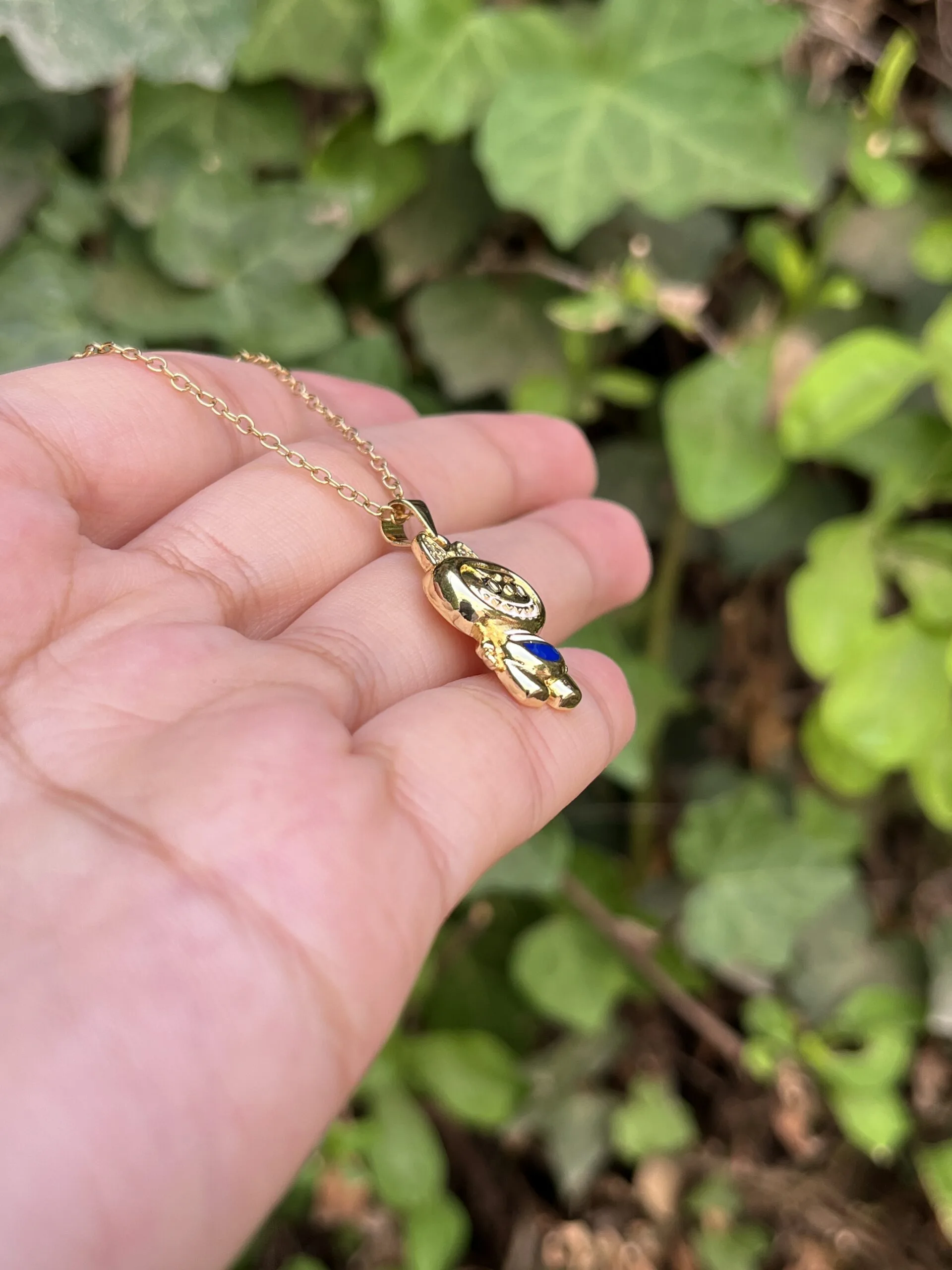 Collier Labubu Bleu – Image 4