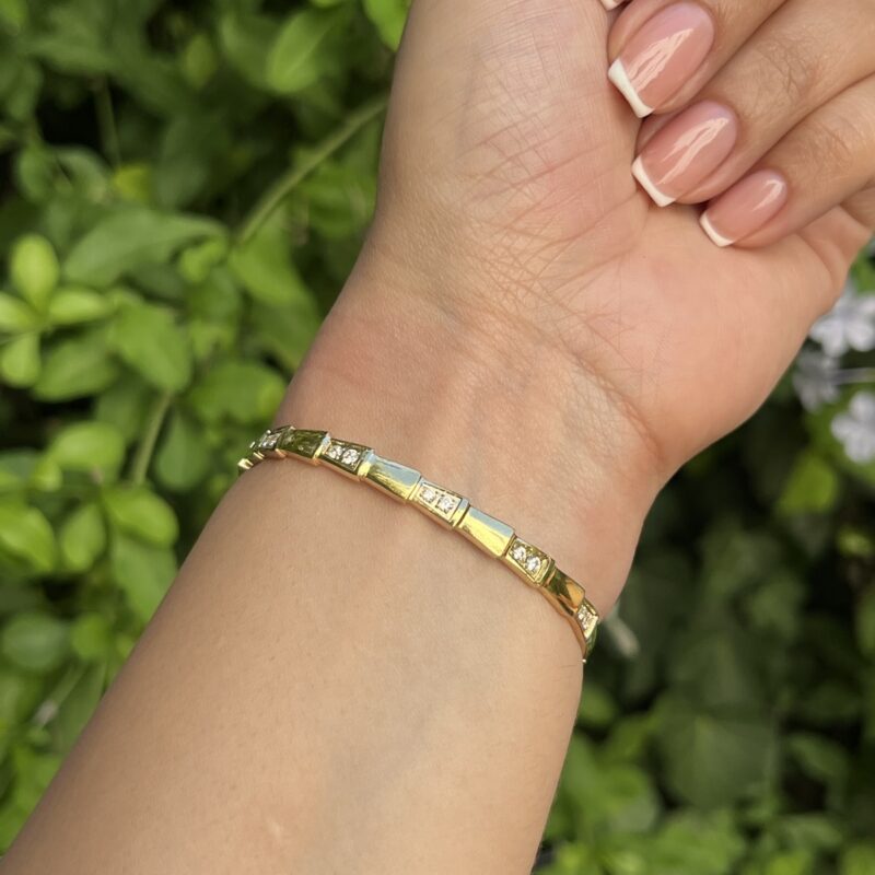 Bracelet Serpe Doré