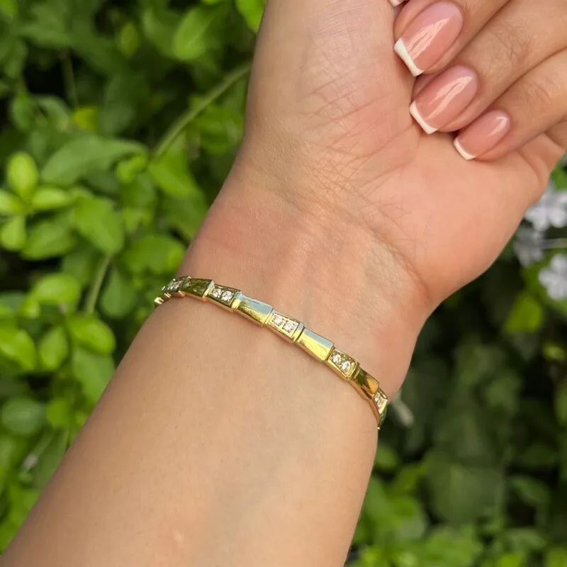 Bracelet Serpe Doré