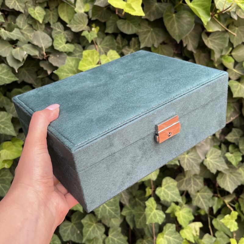 Boite à Bijoux Verte L